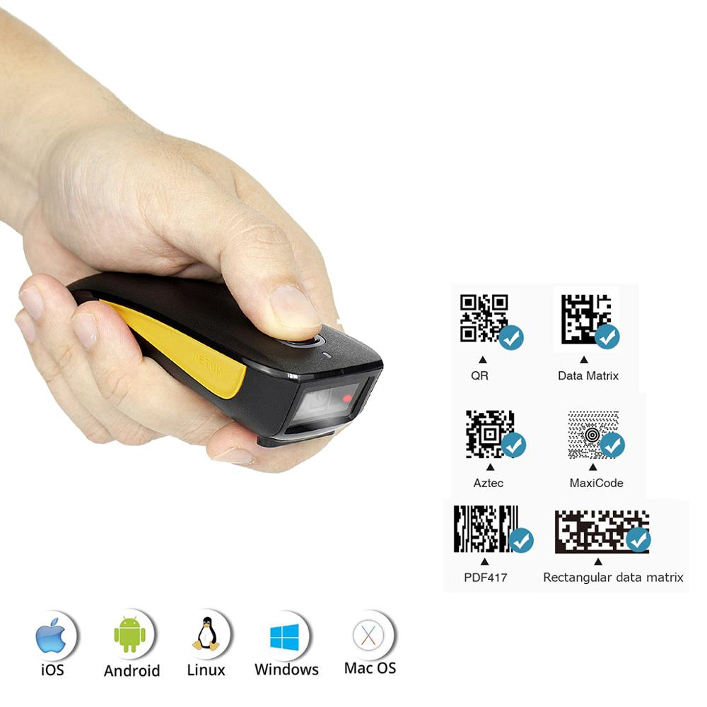 Document Scanner Portable - เครื่องสแกนบาร์โค้ด NETUM C750 บลูทูธและไร้สาย 2.4G แบบ