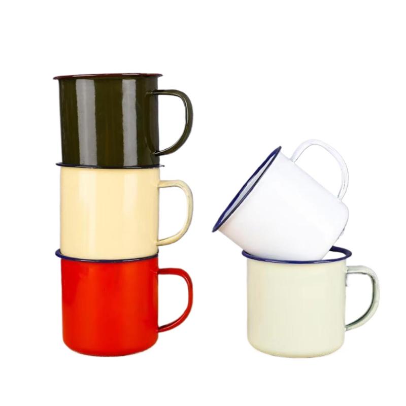 Home Office Logo - 【M】แก้วน้ำเคลือบหลากสี หลายขนาด พร้อมโลโก้สั่งทำพิเศษ สำหรับใช้ในบ้าน แคมป์ปิ้ง และสำนักงาน
