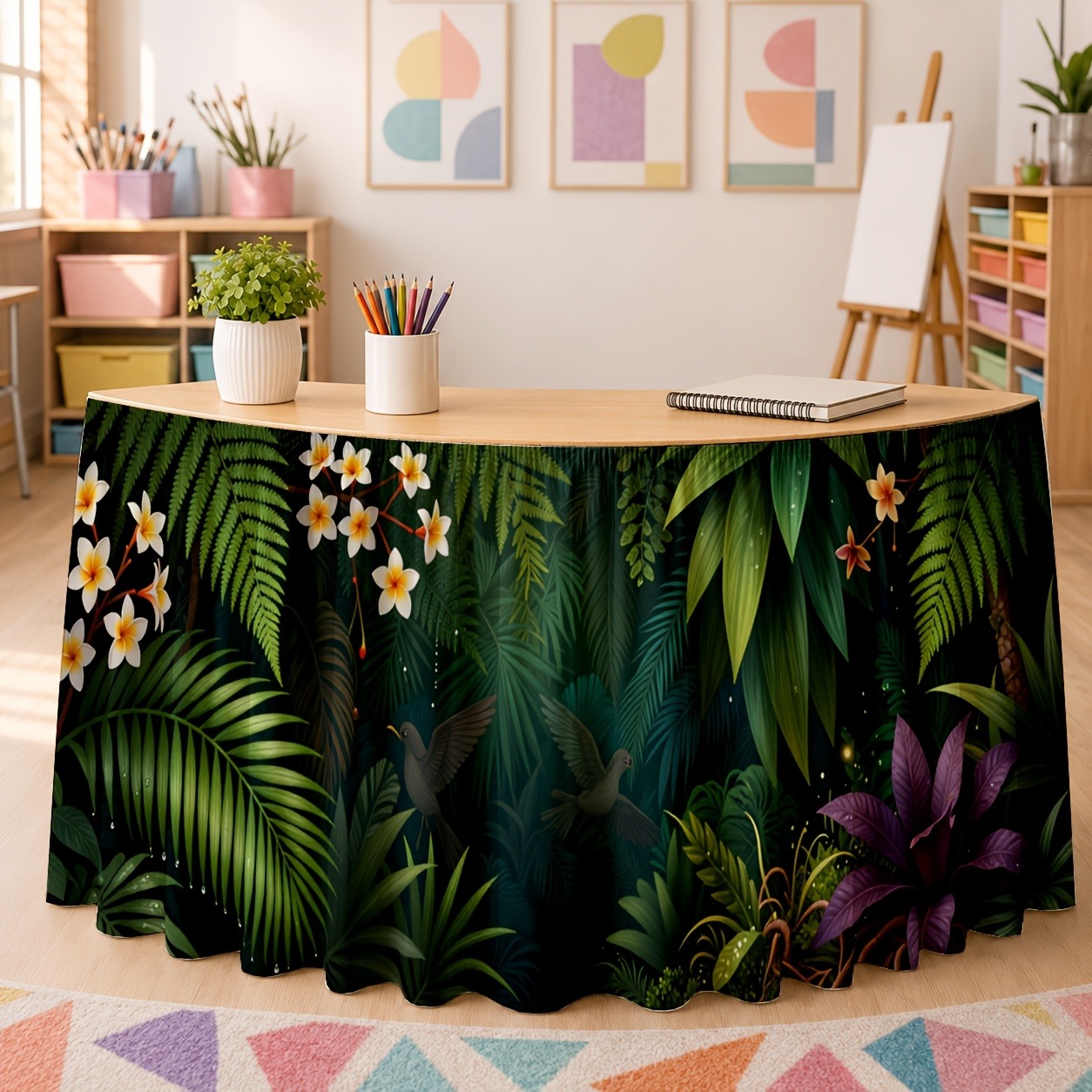 ของตกแต่งต้นไม้สีเขียวแปลกใหม่ - Home Office Work Table บทวิจารณ์และราคา