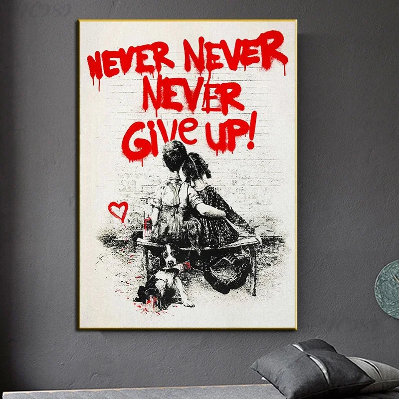 Banksy Graffiti Wall Art, Neve - Home Office Room Inspiration บทวิจารณ์และราคา