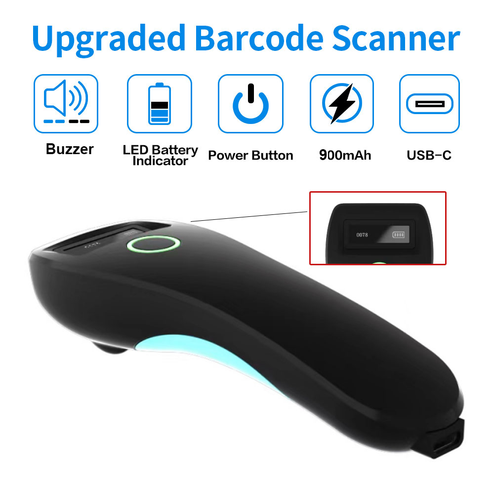 เครื่องสแกนบาร์โค้ด 2D บลูทูธ  - Document Scanner Portable บทวิจารณ์และราคา