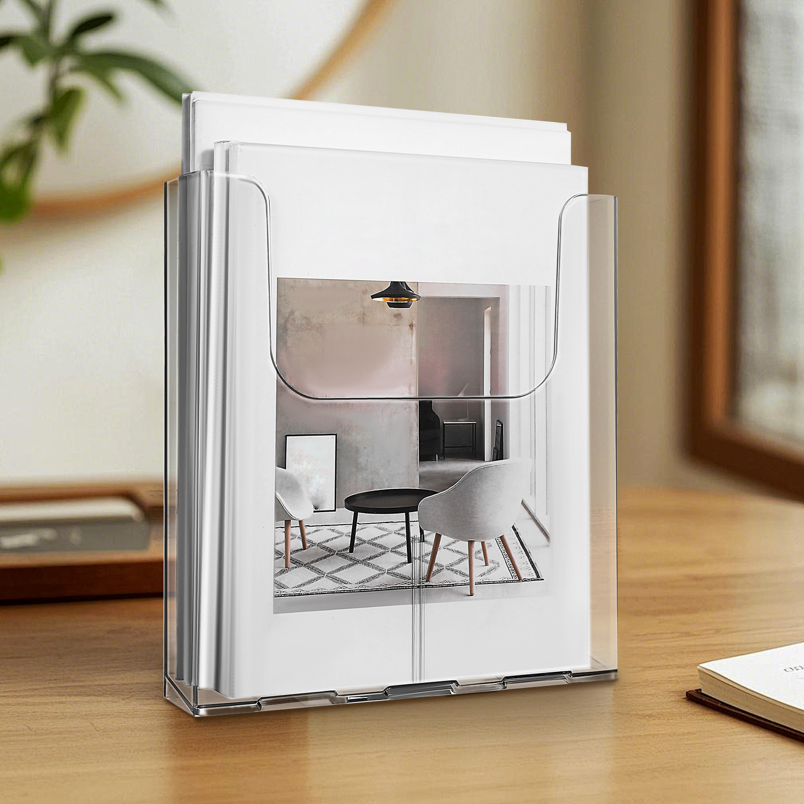 4 ชิ้น ที่จัดระเบียบเอกสารอะคร - Document Holder Stand บทวิจารณ์และราคา