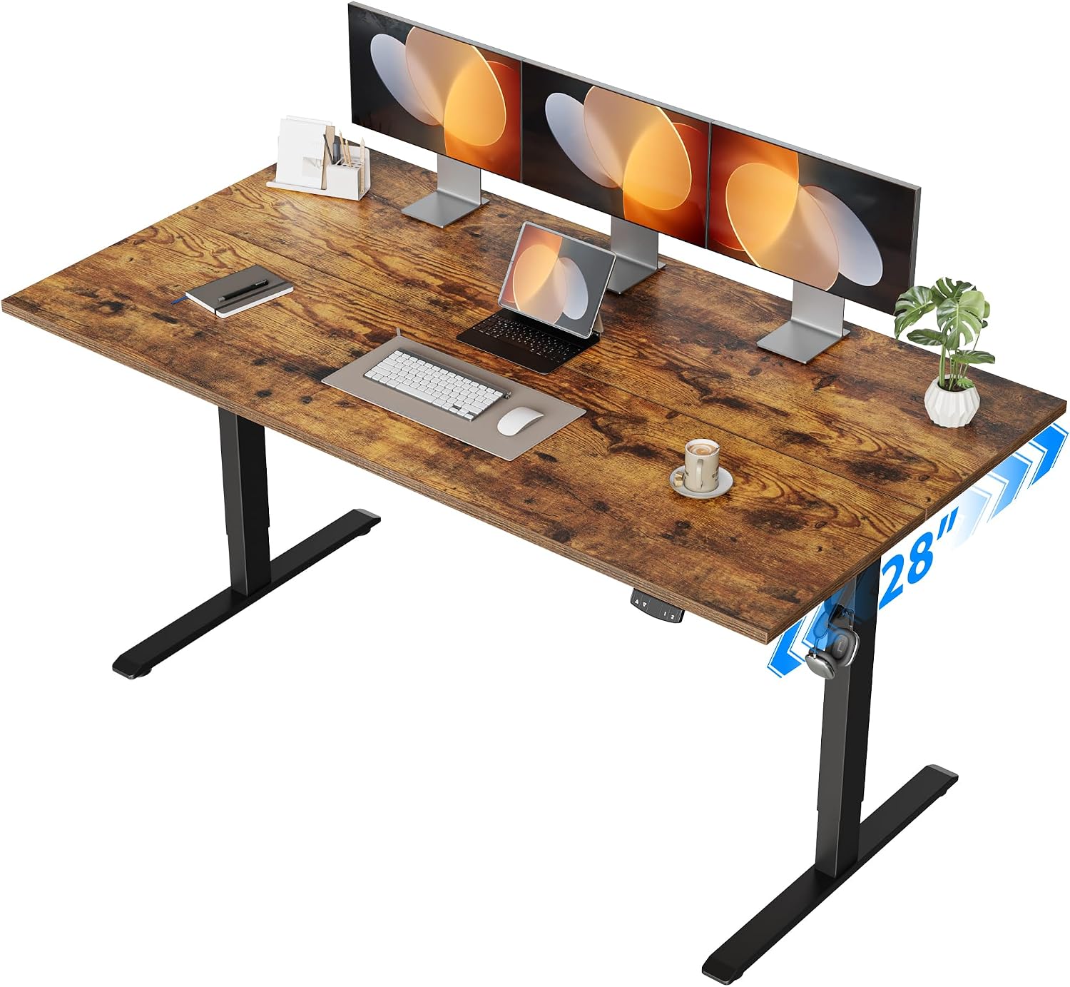 โต๊ะทำงานไฟฟ้าแบบยืน ปรับระดับ - Home Office Work Table บทวิจารณ์และราคา