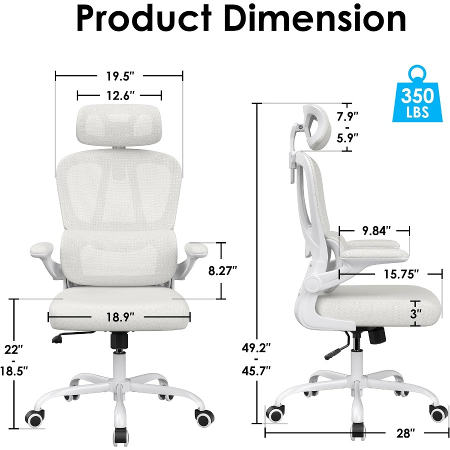 เก้าอี้สำนักงานที่ออกแบบตามหลั - Ergonomic Office Chair บทวิจารณ์และราคา
