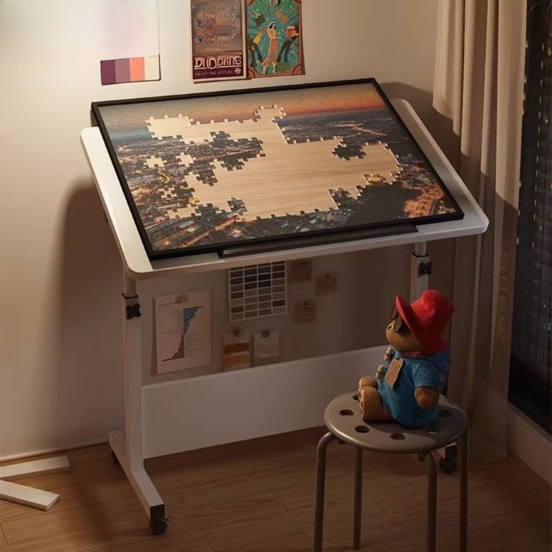 โต๊ะทำงานไม้พับได้ ปรับระดับคว - Home Office Work Table บทวิจารณ์และราคา