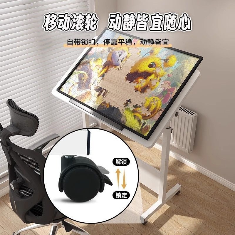 โต๊ะทำงานไม้พับได้ ปรับระดับคว - Home Office Work Table บทวิจารณ์และราคา
