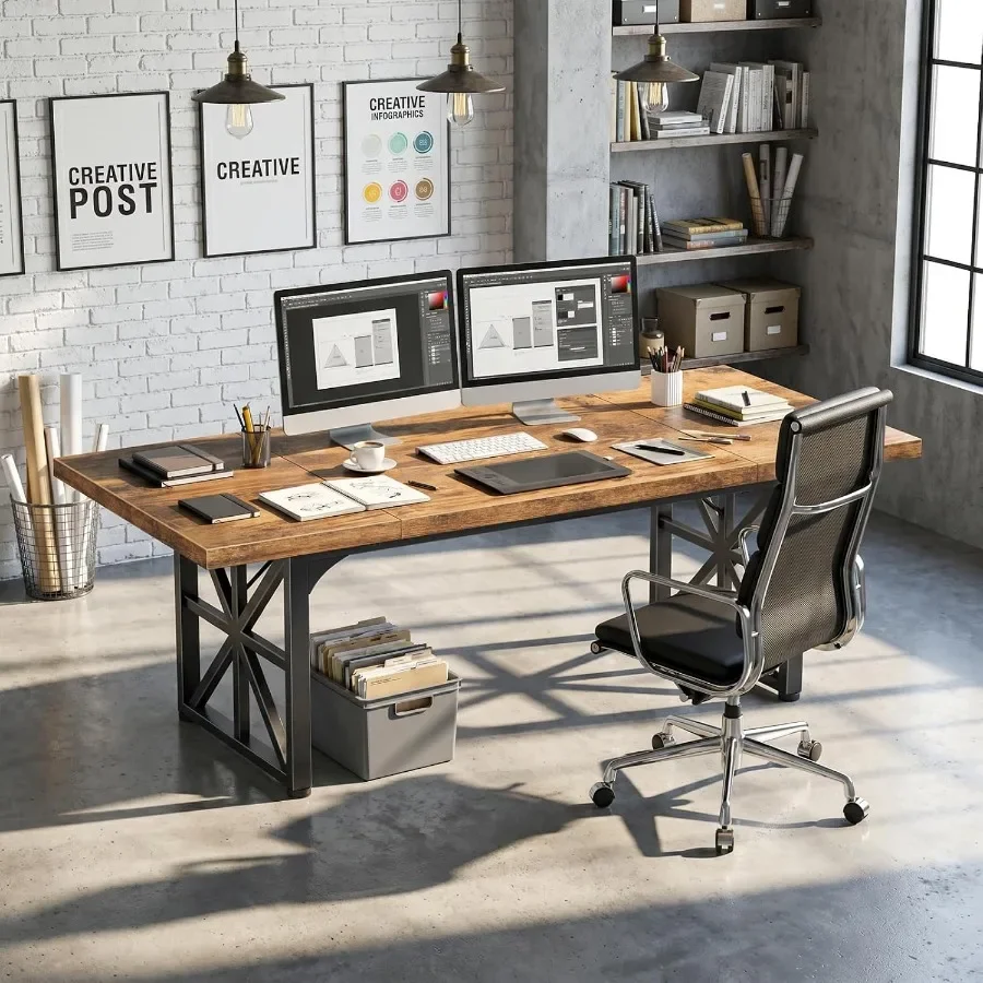 โต๊ะทำงานผู้บริหารขนาด 71 นิ้ว - Home Office Work Table บทวิจารณ์และราคา