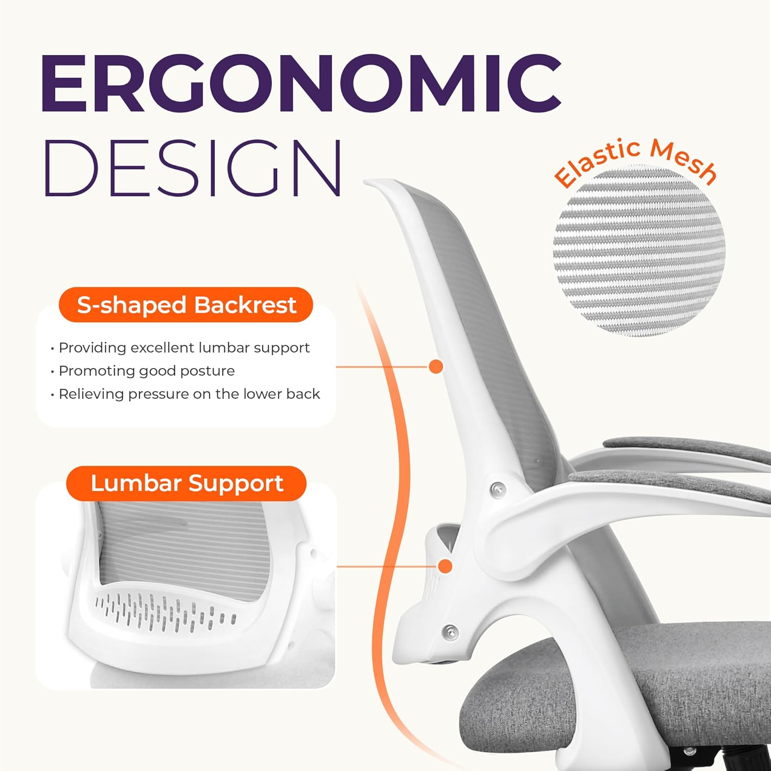 เก้าอี้สำนักงานตาข่ายตามหลักสร - Ergonomic Office Chair บทวิจารณ์และราคา