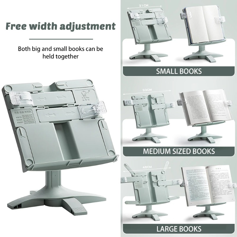 ชั้นวางหนังสือแบบพกพา ปรับหมุน - Document Holder Stand บทวิจารณ์และราคา