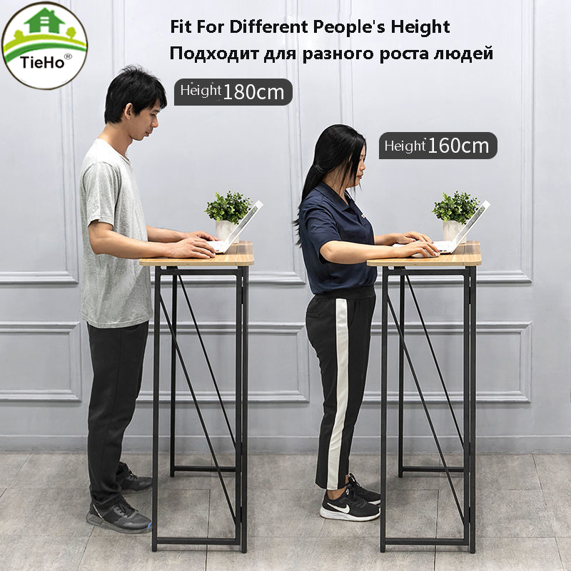 โต๊ะตั้งโต๊ะแบบพับได้ง่ายโต๊ะค - Home Office Work Table บทวิจารณ์และราคา