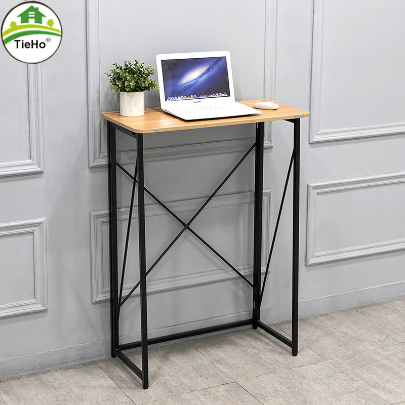 โต๊ะตั้งโต๊ะแบบพับได้ง่ายโต๊ะค - Home Office Work Table บทวิจารณ์และราคา