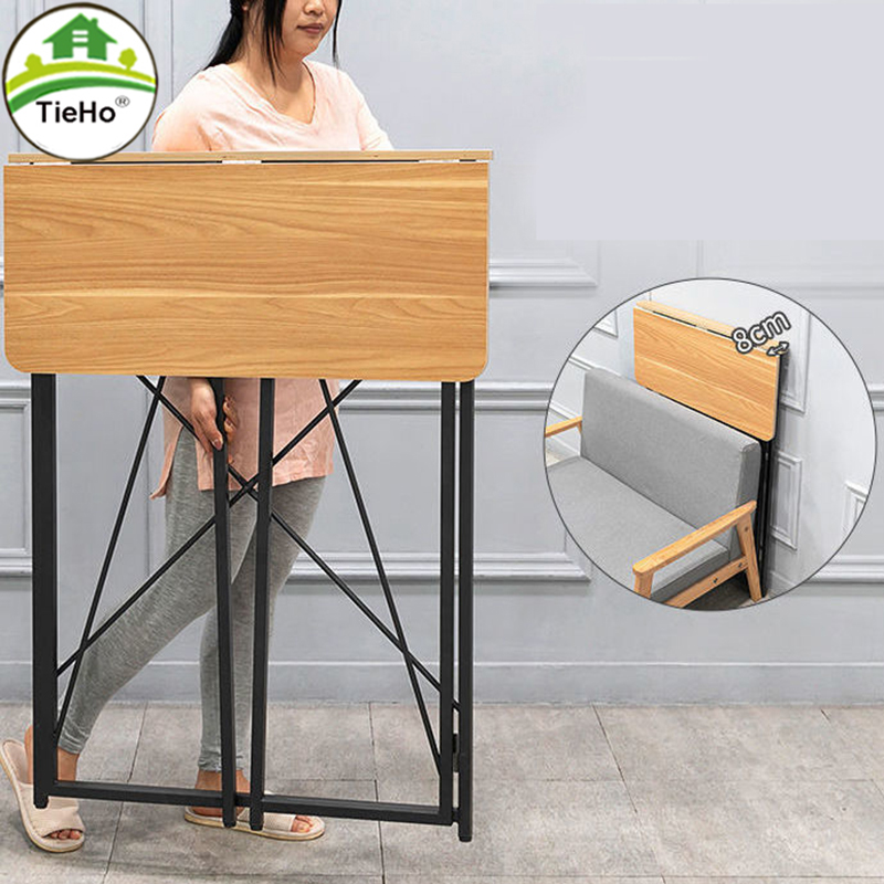 โต๊ะตั้งโต๊ะแบบพับได้ง่ายโต๊ะค - Home Office Work Table บทวิจารณ์และราคา