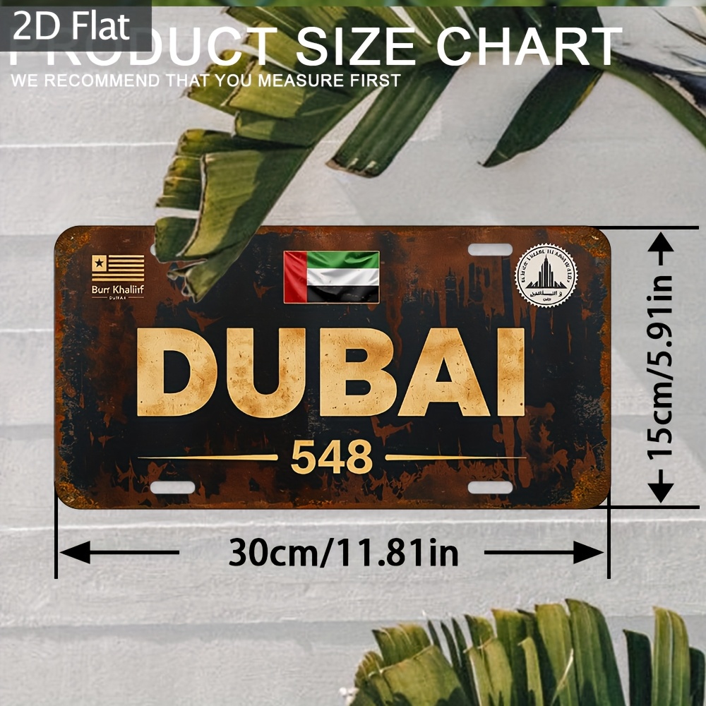 งานศิลปะติดผนังป้ายทะเบียนอุตส - Home Office Dubai บทวิจารณ์และราคา