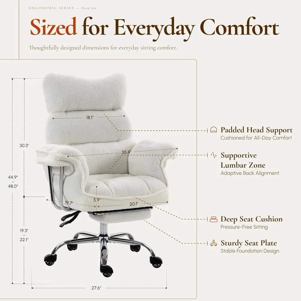 เก้าอี้สำนักงานขนาดใหญ่และสูง  - Ergonomic Office Chair บทวิจารณ์และราคา