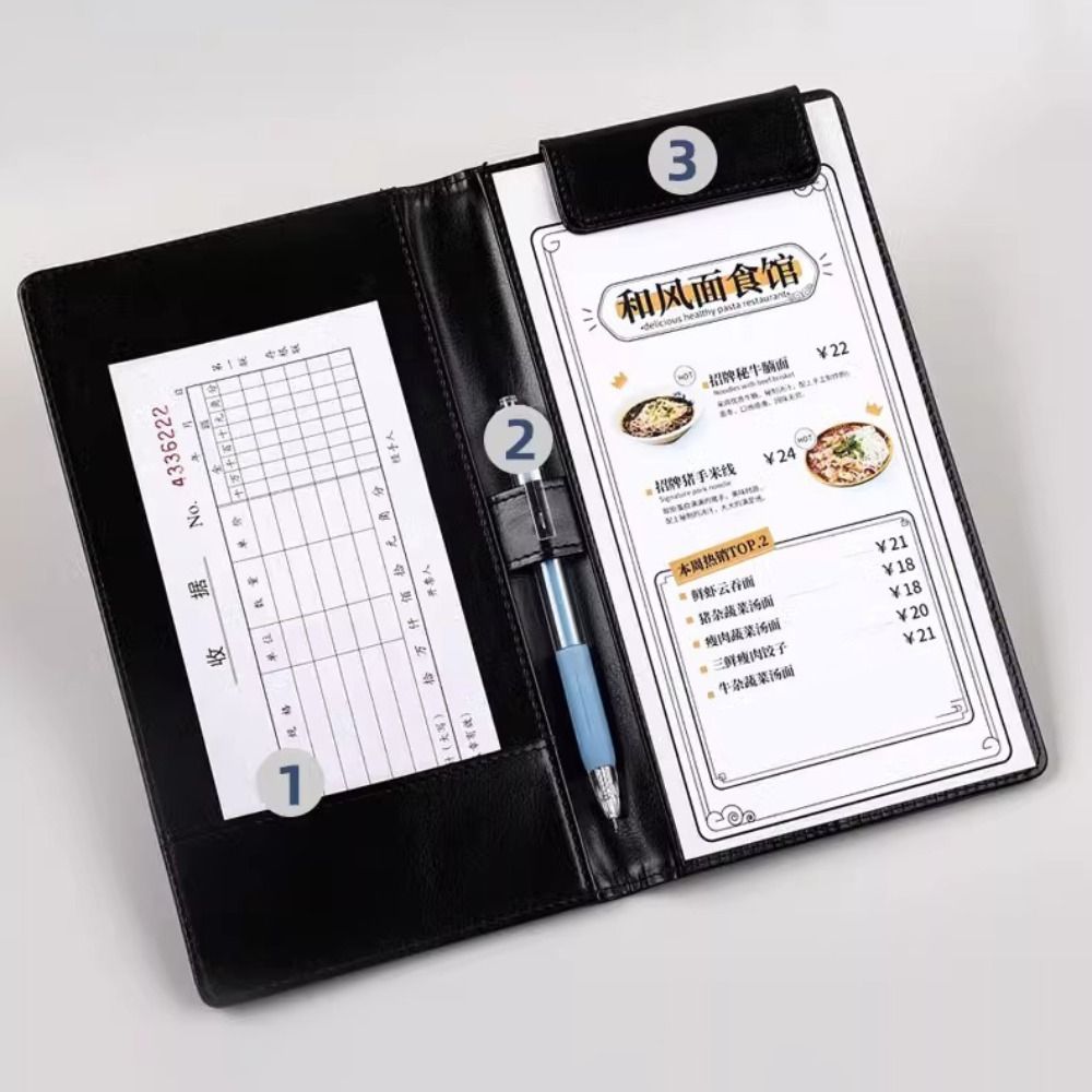 แบบพกพา PU หนัง A6 แฟ้มโฟลเดอร - Document Scanner Portable บทวิจารณ์และราคา