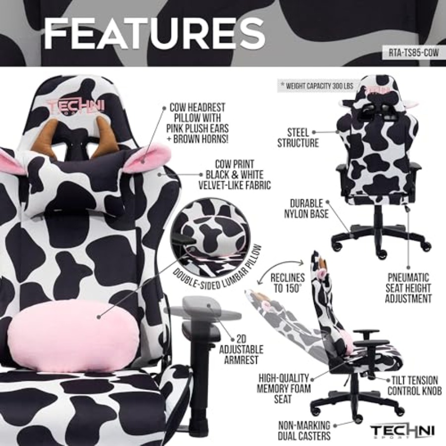 เก้าอี้เกมมิ่งสำหรับใช้ในโฮมออ - Ergonomic Office Chair บทวิจารณ์และราคา