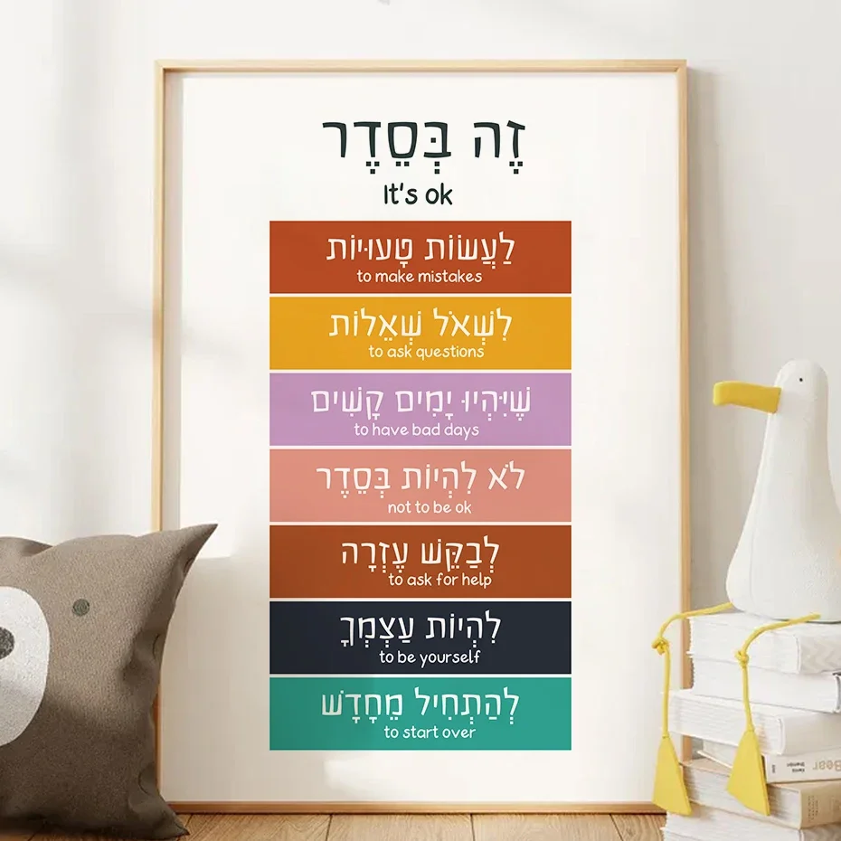 วลีสร้างแรงบันดาลใจภาษาฮีบรูแล - Home Office Room Inspiration บทวิจารณ์และราคา
