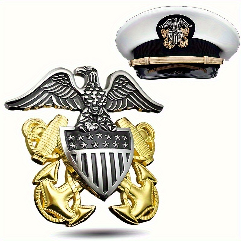 US Naval Officer Hat Badge Eag - Home Office Logo บทวิจารณ์และราคา