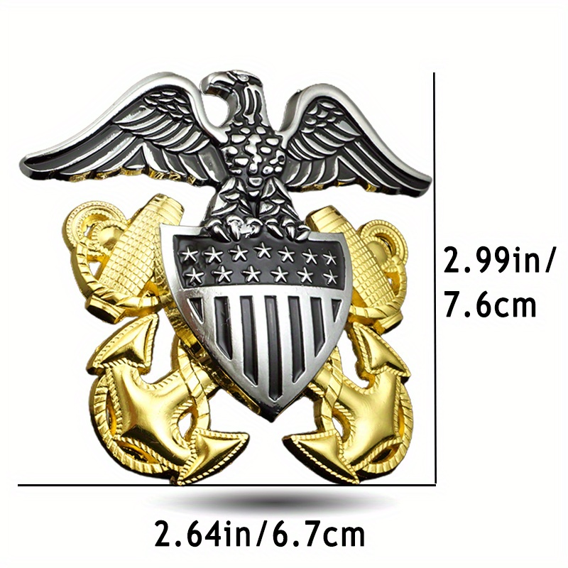 US Naval Officer Hat Badge Eag - Home Office Logo บทวิจารณ์และราคา