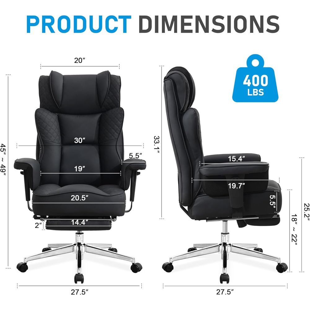 เก้าอี้สำนักงานขนาดใหญ่พิเศษ,  - Ergonomic Office Chair บทวิจารณ์และราคา
