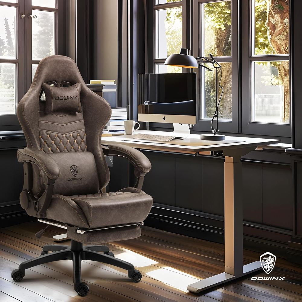 เก้าอี้เล่นเกมสไตล์วินเทจขนาดใ - Ergonomic Office Chair บทวิจารณ์และราคา
