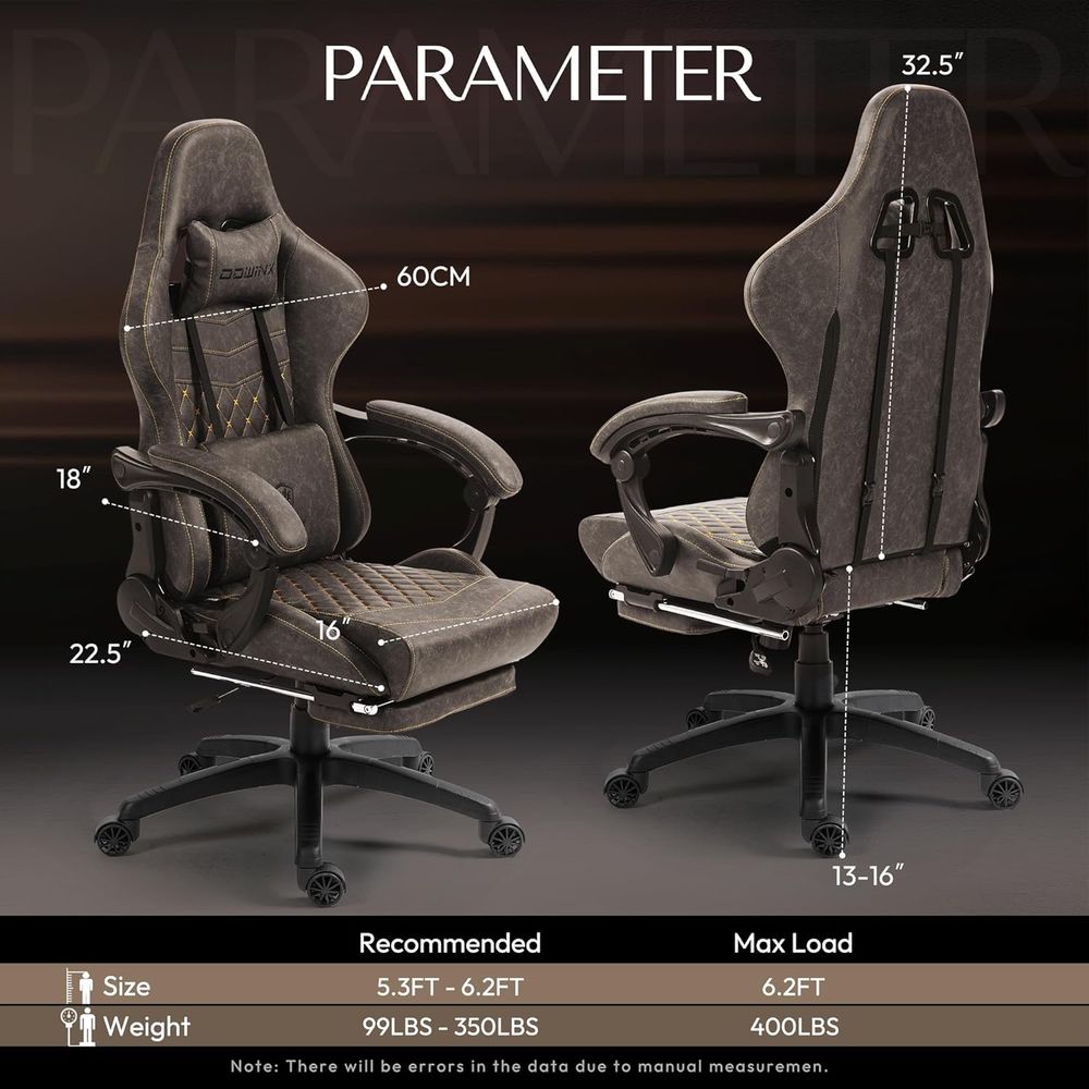 เก้าอี้เล่นเกมสไตล์วินเทจขนาดใ - Ergonomic Office Chair บทวิจารณ์และราคา