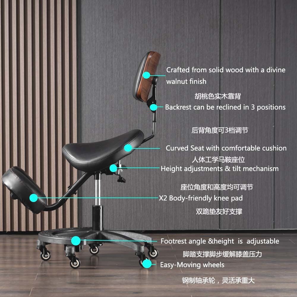 เก้าอี้ปรับระดับได้เพื่อการนั่ - Ergonomic Office Chair บทวิจารณ์และราคา