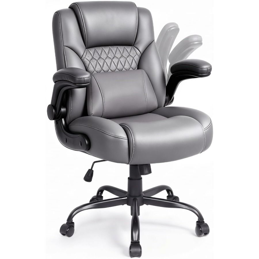 เก้าอี้สำนักงาน PU พร้อมที่พัก - Home Office Or บทวิจารณ์และราคา