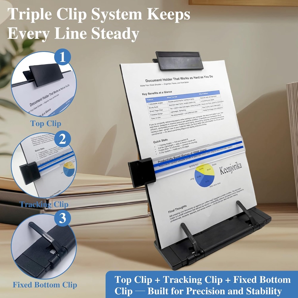 ที่วางเอกสารแบบปรับได้ 7 ระดับ - Document Holder Stand บทวิจารณ์และราคา