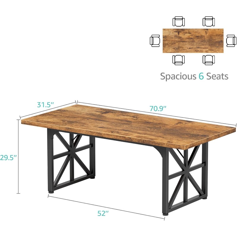 โต๊ะทำงานผู้บริหารขนาด 71 นิ้ว - Home Office Work Table บทวิจารณ์และราคา